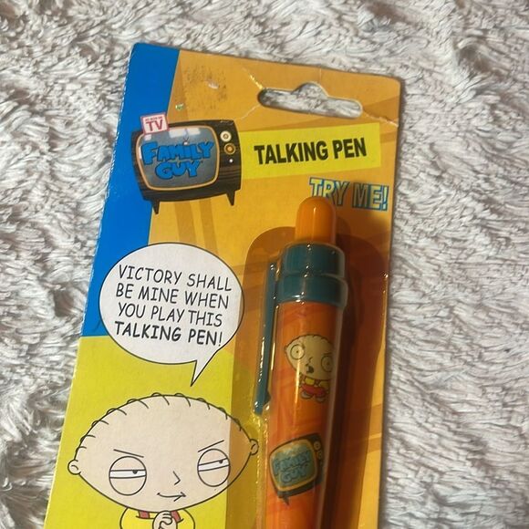 Stewie Talking Pen - Orange and Blue new 2006 - Picture 3 of 6